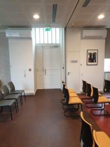deux Splits mural de climatisation posés dans la mairie à Échirolles